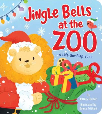 Book cover number 1 for Jingle Bells At The Zoo A Lift The Flap Book written by Jeffrey Burton published by Little Simon