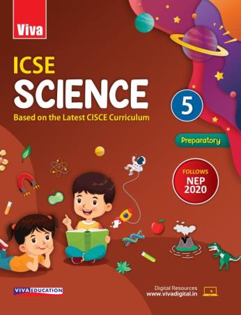 Book cover number 1 for ICSE Science 5 Preparatory (NEP 2020) written by Suresh Garg published by Viva Education