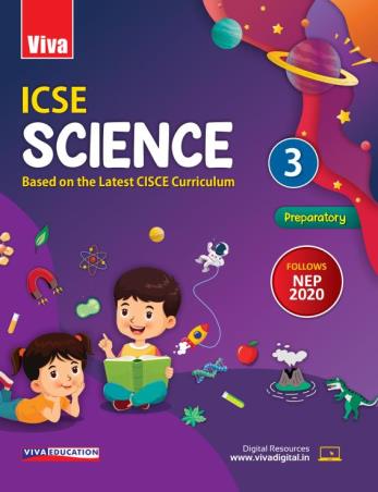 Book cover number 1 for ICSE Science 3 Preparatory (NEP 2020) written by Suresh Garg published by Viva Education