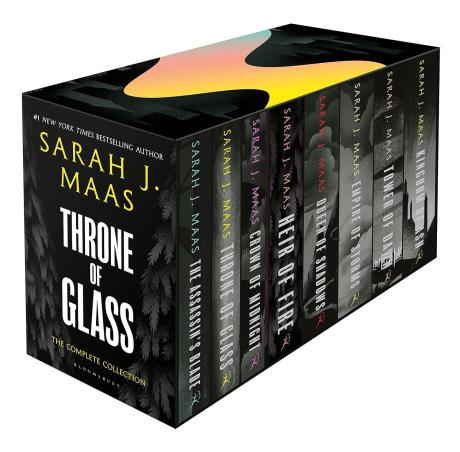 Book cover number 1 for Throne Of Glass - The Complete Collection written by Sarah J. Maas published by Bloomsbury Publishing