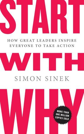 Book cover number 1 for Start With Why written by Simon Sinek published by Portfolio
