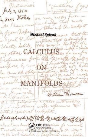 Book cover number 1 for Calculus On Manifolds written by Michael Spivak published by CRC Press