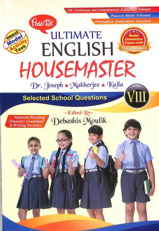 Book cover number 1 for Prantik Ultimate English Housemaster Class 8 (2024) written by K. Joseph published by Prantik Prakashani