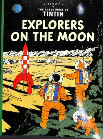 Book cover number 1 for The Adventures Of Tintin : Explorers On The Moon written by Herge published by Farshore