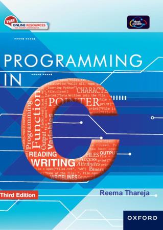 Book cover number 1 for Programming In C written by Reema Thareja published by Oxford University Press