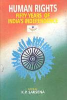 Book cover number 1 for Human Rights : Fifty Years Of India's Independence written by K. P. Saxena published by Gyan Books Pvt. Ltd.