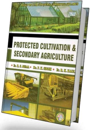 Book cover number 1 for Protected Cultivation & Secondary Agriculture written by P. K. Singh, R. S. Nema, R. K. Kaul published by Rama Publishing House