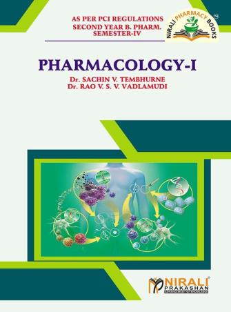 Book cover number 1 for Pharmacology - 1 (Semester-4) written by Sachin V. Tembhurne published by Nirali Prakashan