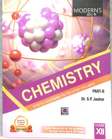 Book cover number 2 for Modern's abc+ Of Chemistry Class 12 Part 1 & 2 (2024-2025) written by S. P. Jauhar published by Modern Publishers