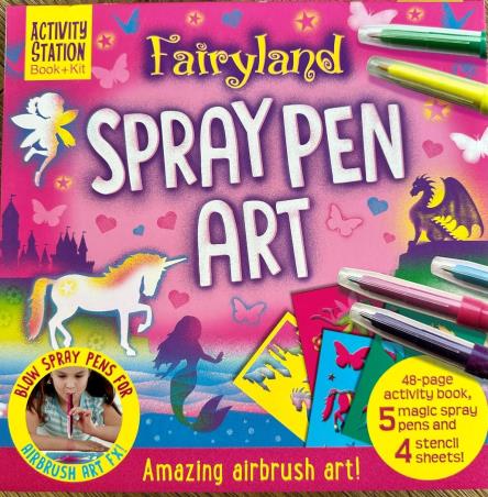 Book cover number 1 for Fairyland Spray Pen Art written by Susie Linn published by Imagine That Publishing Ltd