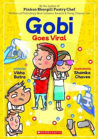 Book cover number 1 for Gobi Goes Viral written by Vibha Batra published by Scholastic
