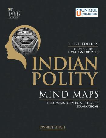 Book cover number 1 for Indian Polity - Mind Maps written by Pavneet Singh published by Unique Publishers