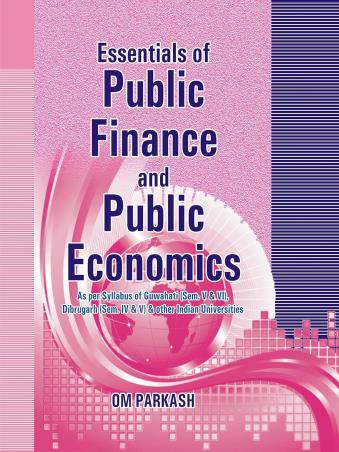 Book cover number 1 for Essential Of Public Finance & Public Economics written by Om Prakash published by Vishal Publishing Co.