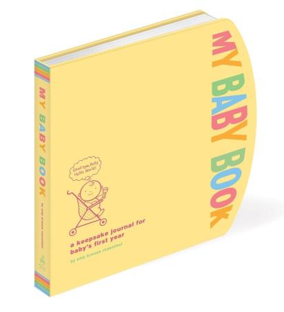 Book cover number 1 for My Baby Book : A Keepsake Journal for Baby's First Year written by Amy Krouse Rosenthal published by Clarkson Potter