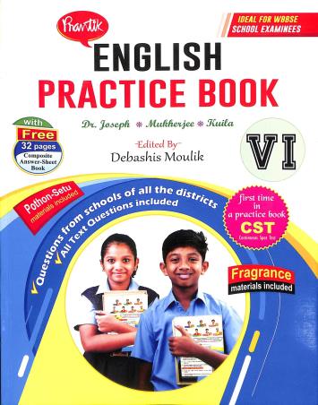 Book cover number 1 for Prantik English Practice Book Class 6 written by K. Joseph published by Prantik Prakashani