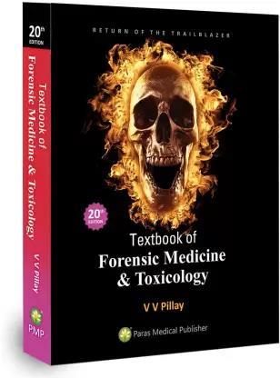 Book cover number 1 for Textbook Of Forensic Medicine & Toxicology written by V. V. Pillay published by Paras Medical Publisher