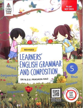 Book cover number 1 for Revised Learners' English Grammar And Composition 5 (NCF 2023) written by N. D. V. Prasada Rao published by S. Chand Publishing