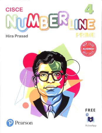 Book cover number 1 for Number Line Prime 4 (CISCE) NEP 2020 / NCF 2023 written by Hira Prasad published by Pearson Education