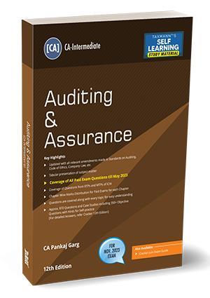 Book cover number 1 for Auditing & Assurance written by Pankaj Garg published by Taxmann Publications Pvt. Ltd.