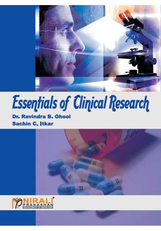 Book cover number 1 for Essentials Of Clinical Research written by Sachin C. Itkar, Ravibdra B. Ghooi published by Nirali Prakashan