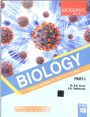 Book cover number 1 for Modern's abc+ Of Biology Class 12 Part 1 & 2 (2024-2025) written by B. B. Arora, A. K. Sabharwal published by Modern Publishers