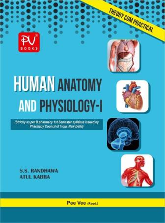 Book cover number 1 for Human Anatomy And Physiology - 1 written by S. S. Randhawa, Atul Kabra published by S. Vikas And Company (Medical Publishers)