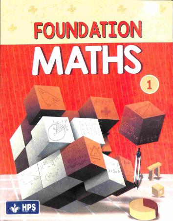 Book cover number 1 for Foundation Maths 1 written by Abhijit Pandit published by HPS International Pvt. Ltd.