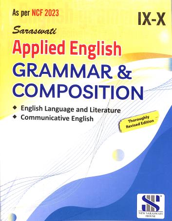 Book cover number 1 for Applied English Grammar & Composition (Class 9-10) NCF 2023 written by Madan Mohan Sharma published by New Saraswati House (India) Pvt. Ltd.