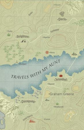 Book cover number 1 for Travels With My Aunt written by Graham Greene published by Vintage