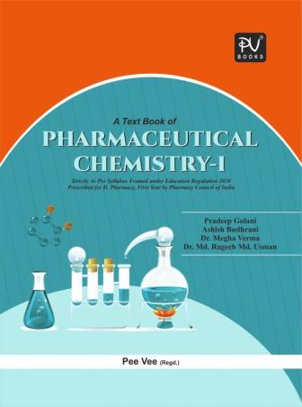 Book cover number 1 for A Textbook Of Pharmaceutical Chemistry 1 (First Year) written by Md. Rageeb Md. Usman, Ashish Budhrani, Pradeep Golani, Megha Verma published by S. Vikas And Company (Medical Publishers)