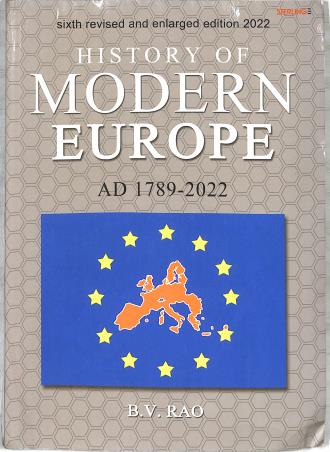Book cover number 1 for History Of Modern Europe (AD 1789-2022) written by B. V. Rao published by Sterling Publishers Private Limited