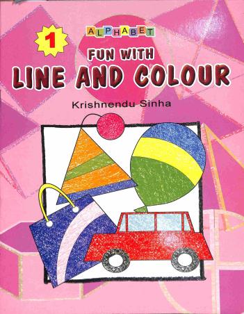 Book cover number 1 for Fun With Line And Colour 1 written by Krishnendu Sinha published by Alphabet