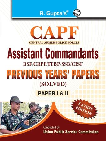 Book cover number 1 for R. Gupta's CAPF Assistant Commandants : Previous Years' Papers (Solved) (Paper-1 & 2) written by NA published by Ramesh Publishing House