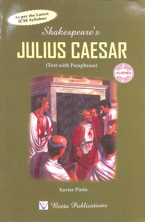 Book cover number 1 for Shakespeare's Julius Caesar (Text With Paraphrase) 2026 Syllabus NEP 2020 / NCF 2023 written by NA published by Beeta Publications