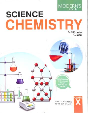 Book cover number 1 for Modern's abc+ Of Science Chemistry Class 10 (2024-25) written by S. P. Jauhar published by Modern Publishers