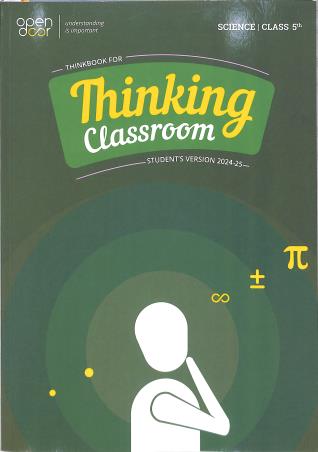 Book cover number 1 for Thinking Classroom Science Class 5 (Student's Version 2024-25) written by NA published by Think First Education.Pvt. Ltd