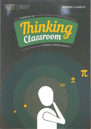Book cover number 1 for Thinking Classroom Science Class 6 (Student's Version 2024-25) written by NA published by Think First Education.Pvt. Ltd