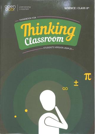 Book cover number 1 for Thinking Classroom Science Class 8 (Student's Version 2024-25) written by NA published by Think First Education.Pvt. Ltd