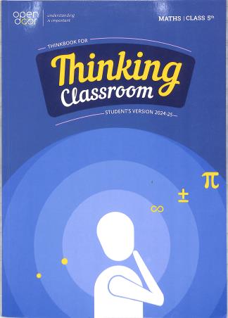 Book cover number 1 for Thinking Classroom Maths Class 5 (Student's Version 2024-25) written by NA published by Think First Education.Pvt. Ltd