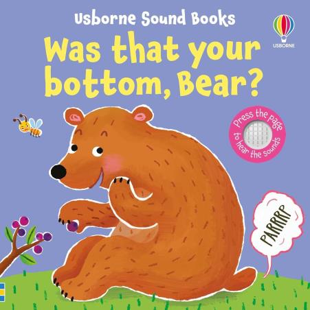 Book cover number 1 for Was That Your Bottom, Bear? written by Sam Taplin published by Usborne