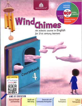 Book cover number 1 for Wind Chimes Coursebook 4 (CISCE) NEP 2020 / NCF 2023 written by Alka Batra published by Madhubun Educational Books
