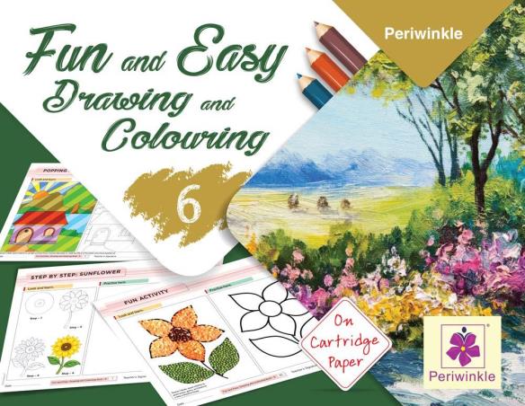 Book cover number 1 for Fun And Easy Drawing And Colouring 6 written by NA published by Periwinkle Books