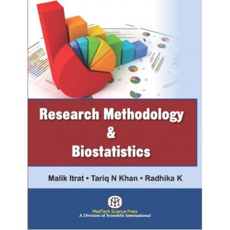 Book cover number 1 for Research Methodology & Biostatistics written by Malik Itrat, Tariq N. Khan, Radhika K. published by Medtech