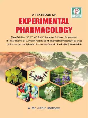 Book cover number 1 for A Textbook Of Experimental Pharmacology written by Jithin Mathew published by Pritam Publications