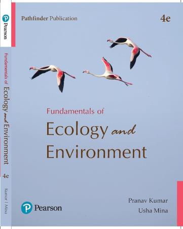 Book cover number 1 for Fundamentals Of Ecology And Environment written by Usha Mina, Pranav Kumar published by Pearson Education