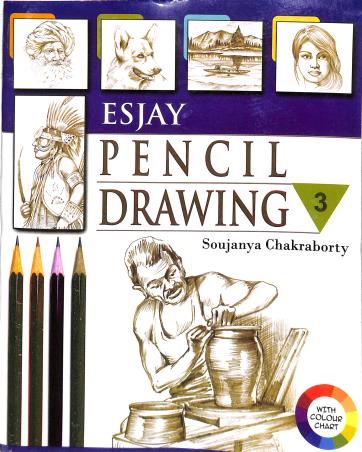 Book cover number 1 for Esjay Pencil Drawing 3 written by NA published by Esjay Publication
