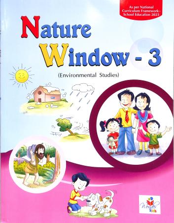 Book cover number 1 for Nature Windows 3 (Environmental Studies) NCF 2023 written by NA published by Wonder Kids
