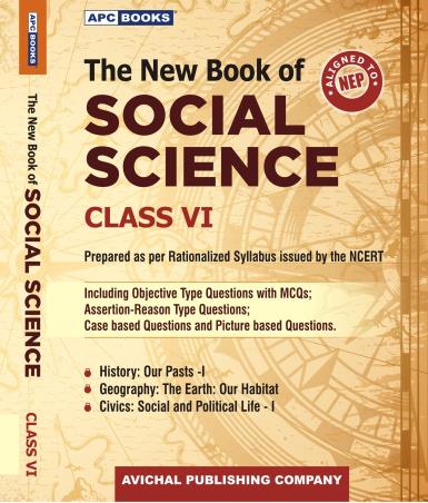 Book cover number 1 for APC The New Book of Social Science Class 6 (NEP) written by B. B. Tayal published by Avichal Publishing Company