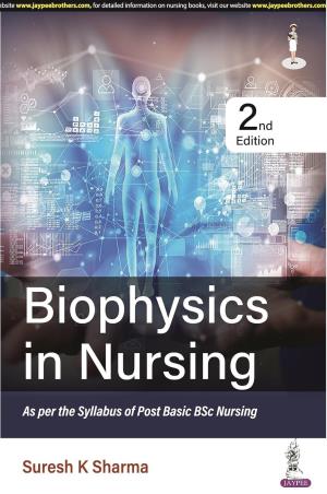 Book cover number 1 for Biophysics In Nursing written by Suresh K. Sharma published by Jaypee Brothers Medical Publishers (P) Ltd.