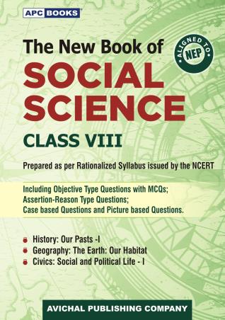 Book cover number 1 for APC The New Book of Social Science Class 8 (NEP) written by B. B. Tayal published by Avichal Publishing Company
